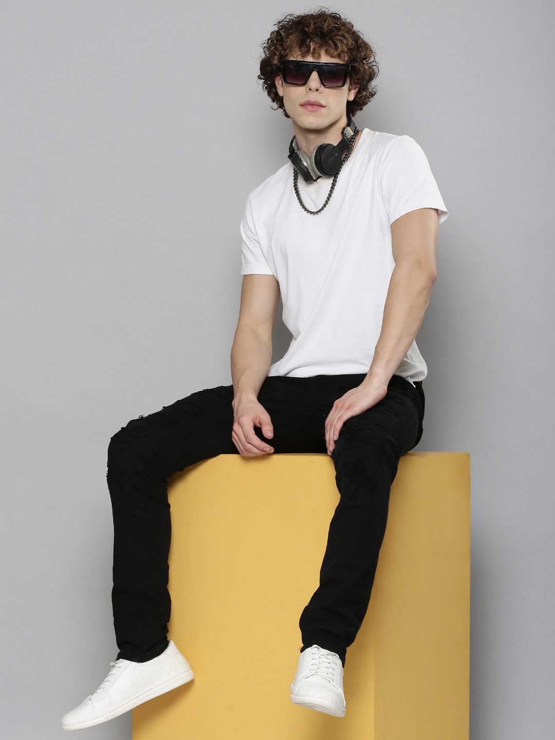 Waimea Jet Black Jeans (M5213)