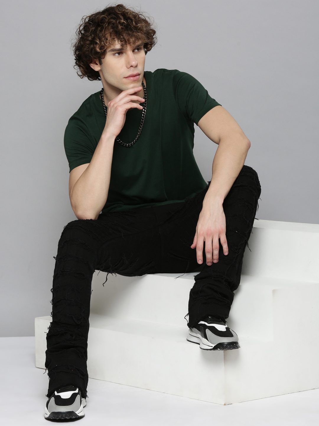 Waimea Jet Black Jeans (M5834)