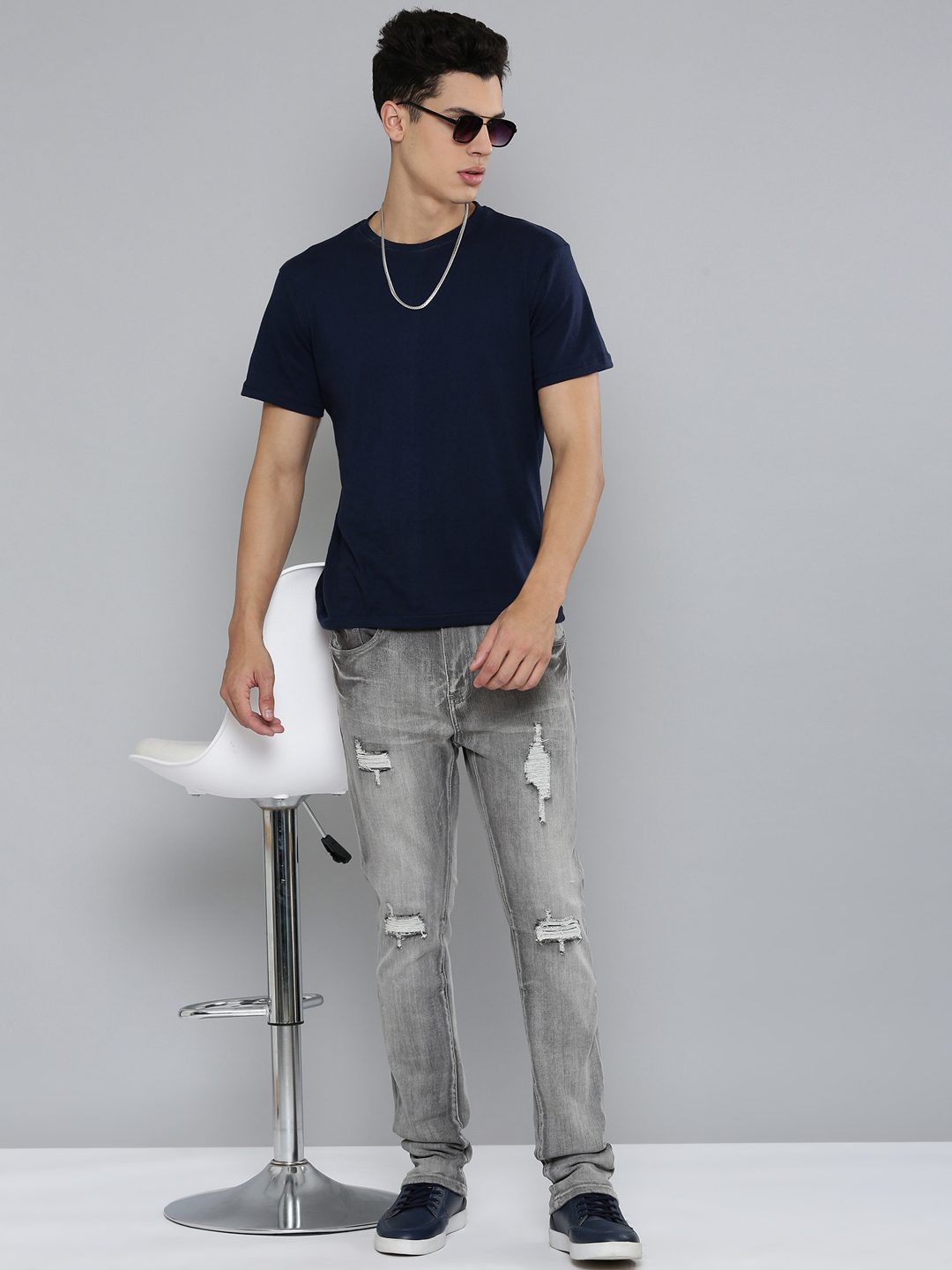 Waimea Grey Bleach Jeans (M8020)