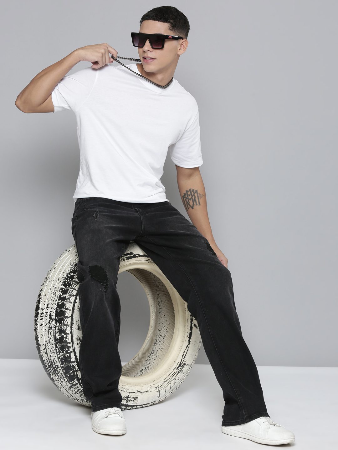 Waimea Black Wash Jeans (IM8113)