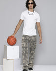 CAMO RELAXED FIT JEAN WITH CARGO POCKETS