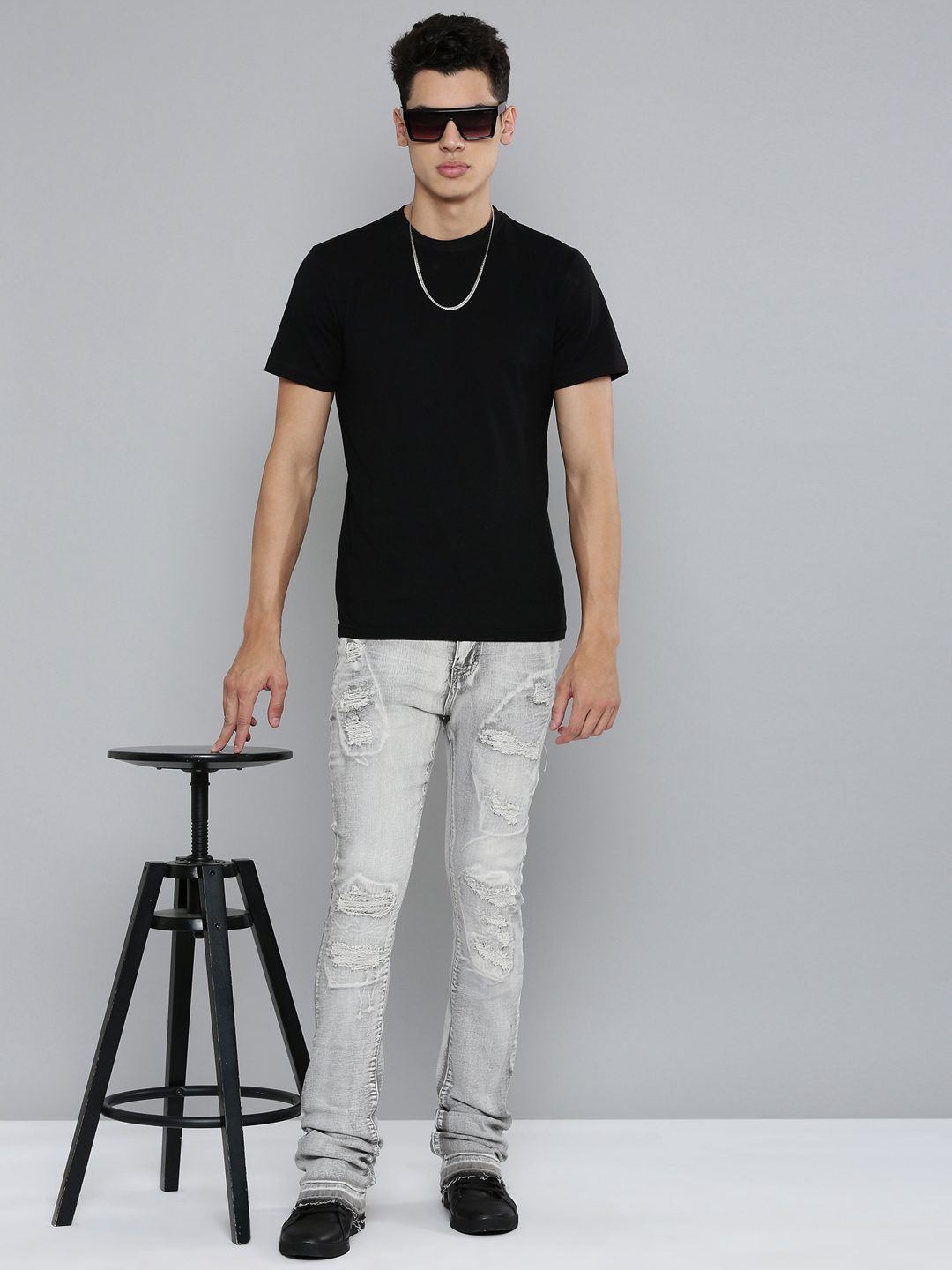 Waimea Grey Wash Jeans (M5829)