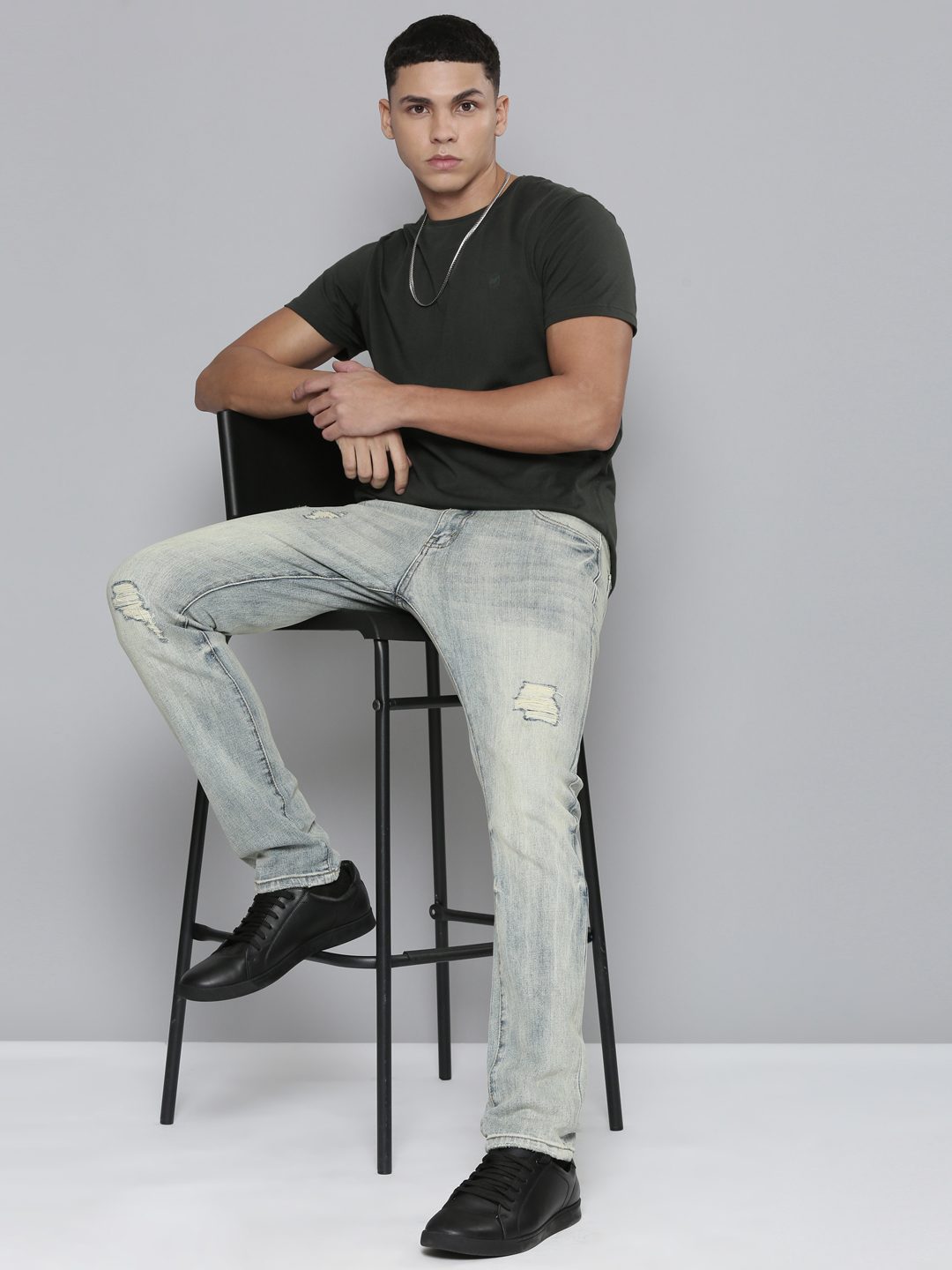 Waimea Bleach Wash Jeans (IM8114)