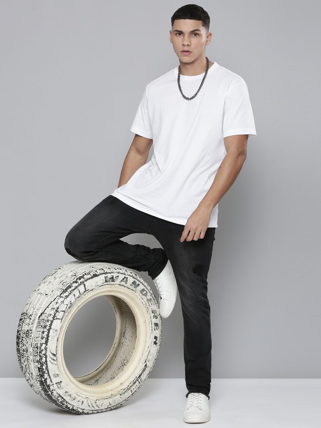 Waimea Black Wash Jeans (IM8114)