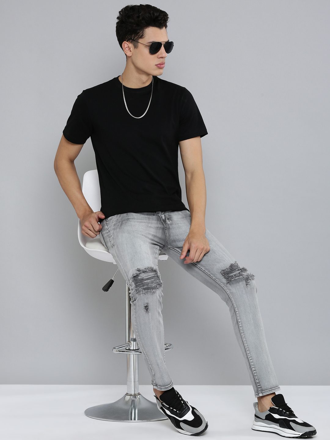 Waimea Gun Metal Wash Jeans (M5982)