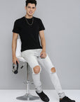 Waimea Grey Bleach Wash Jeans (M8176)