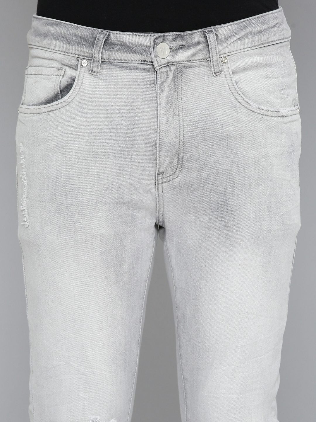 Waimea Grey Bleach Wash Jeans (M8176)