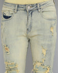 Waimea Bleach Wash Jeans (M5772)