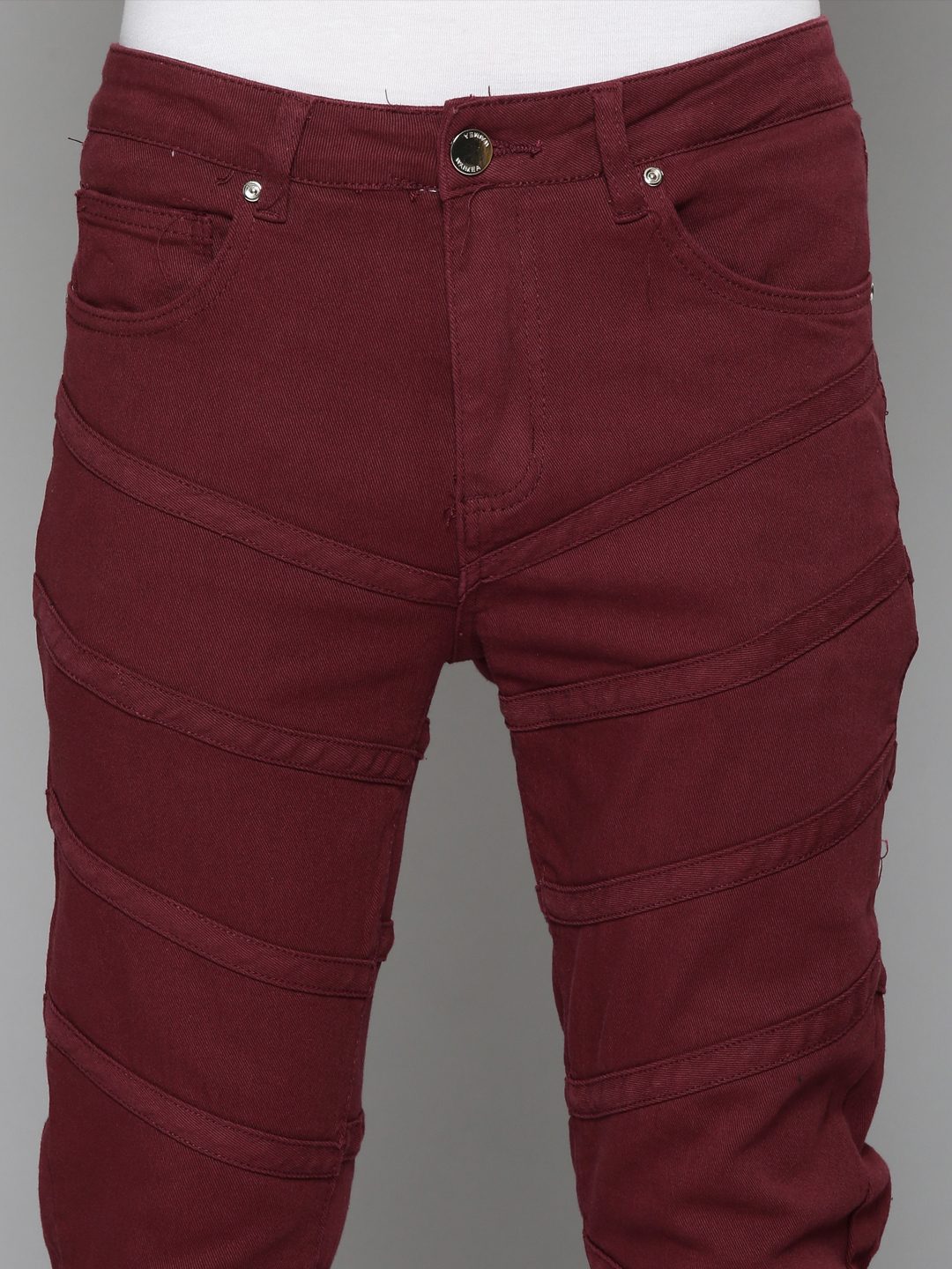 Waimea Burgundy Jeans (M5854)