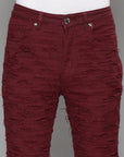 Waimea Burgundy Jeans (M5756)