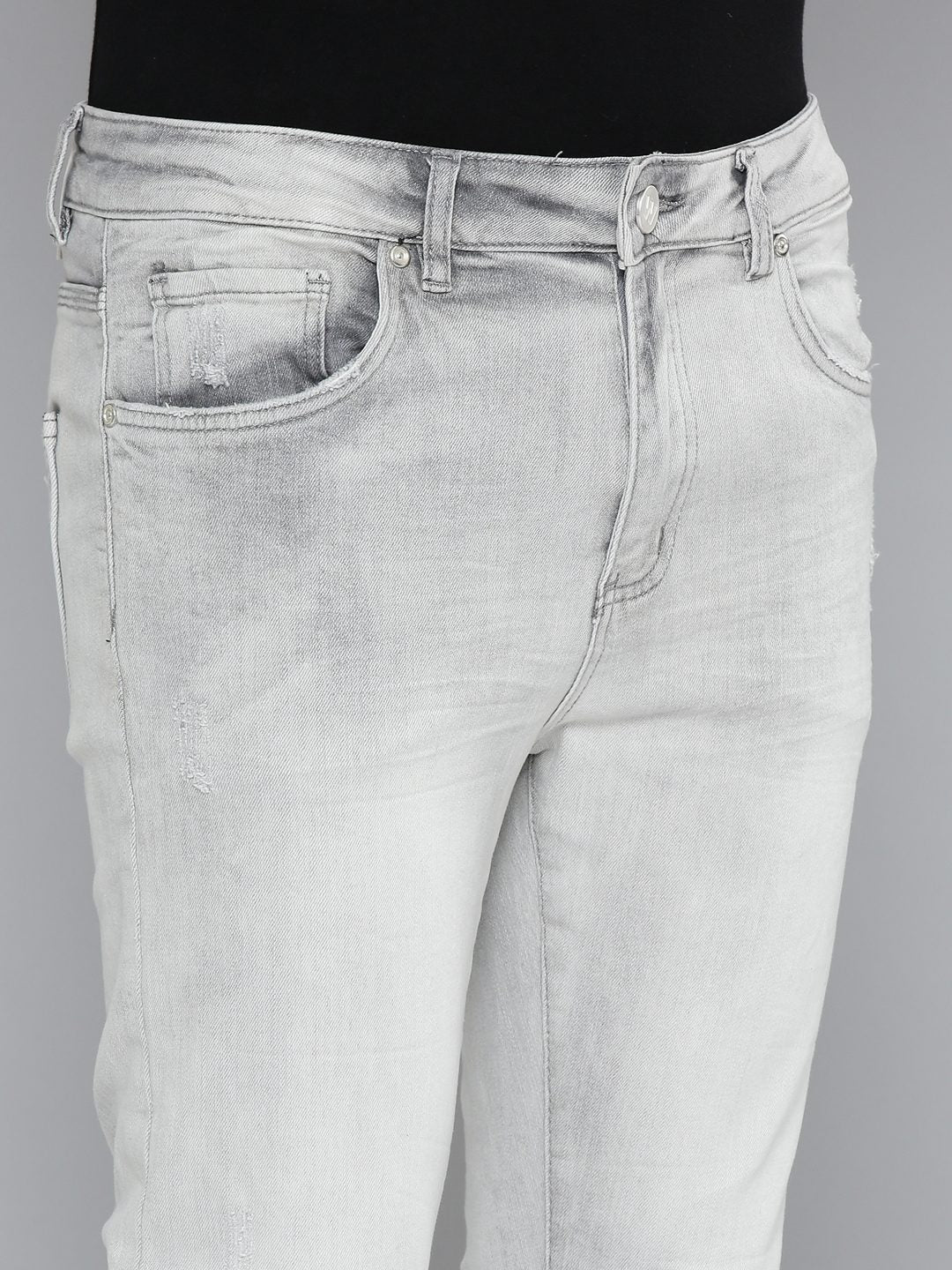 Waimea Grey Bleach Wash Jeans (M8172)