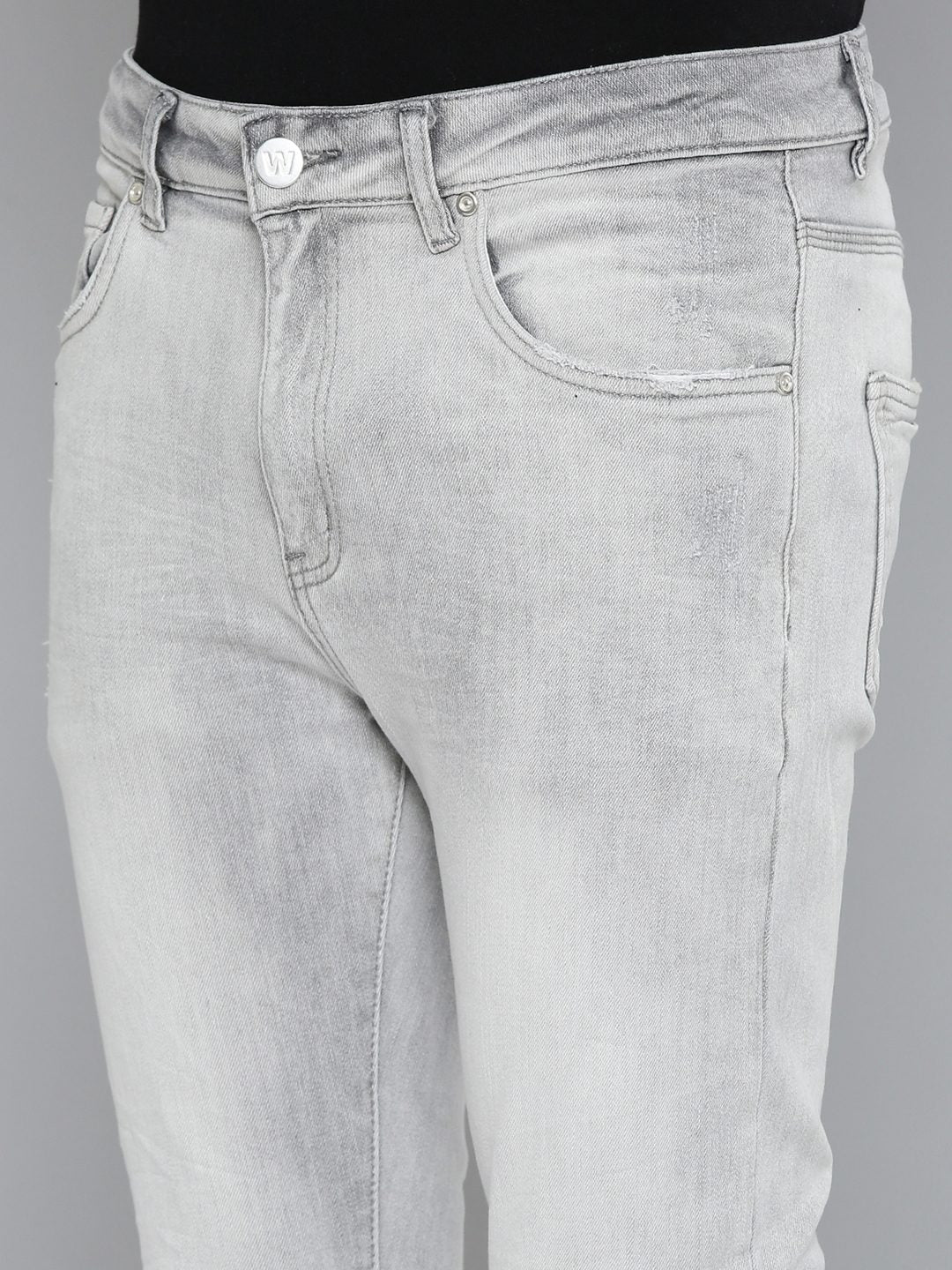 Waimea Grey Bleach Wash Jeans (M8176)