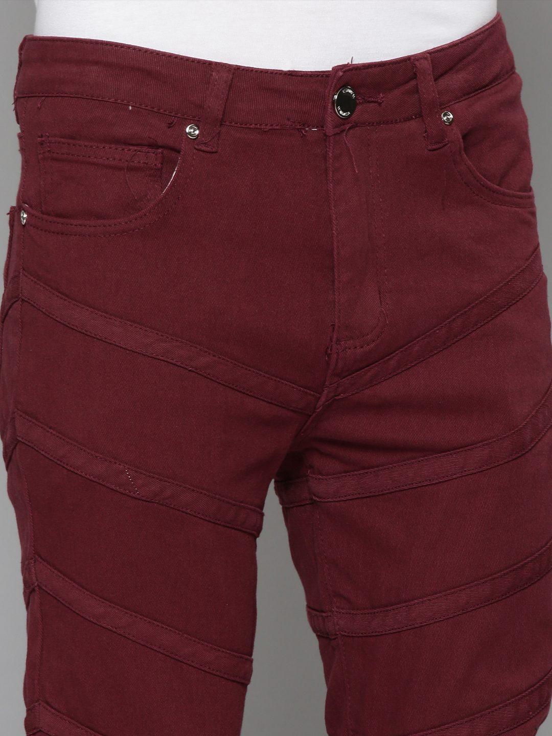 Waimea Burgundy Jeans (M5854)