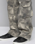CAMO RELAXED FIT JEAN WITH CARGO POCKETS