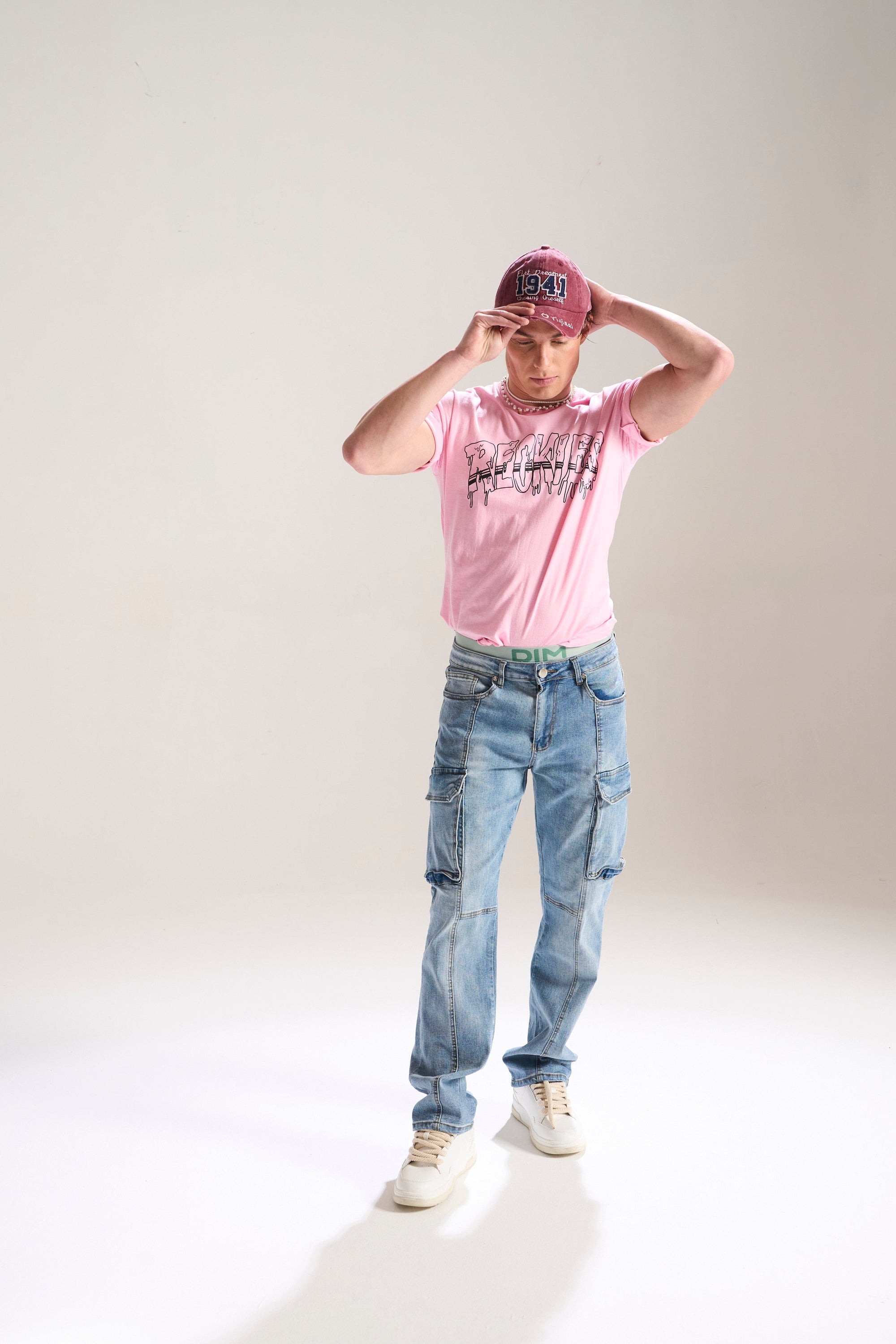 BLUE WASH RELAXED FIT JEAN