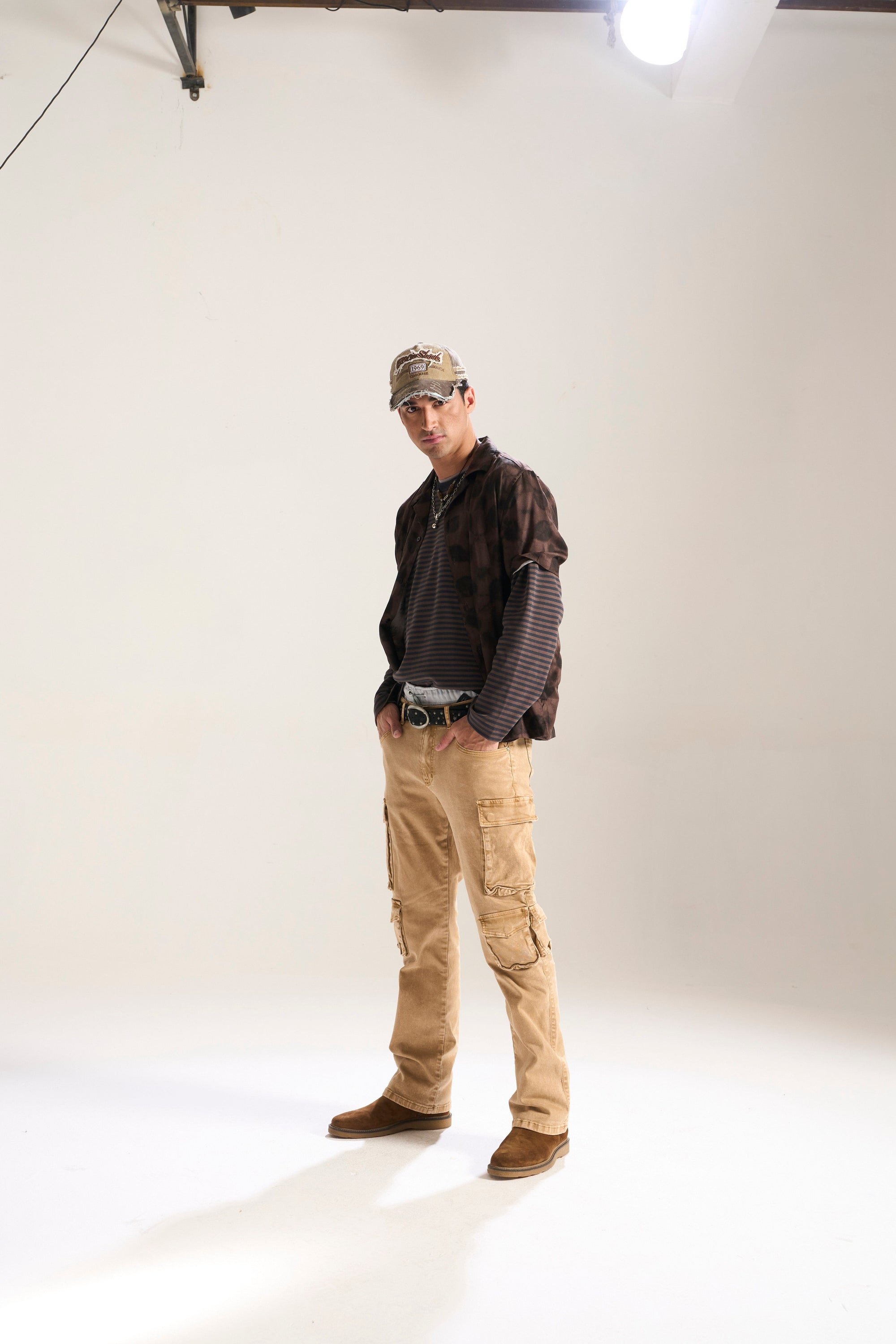 DIRTY KHAKI WASH CARGO