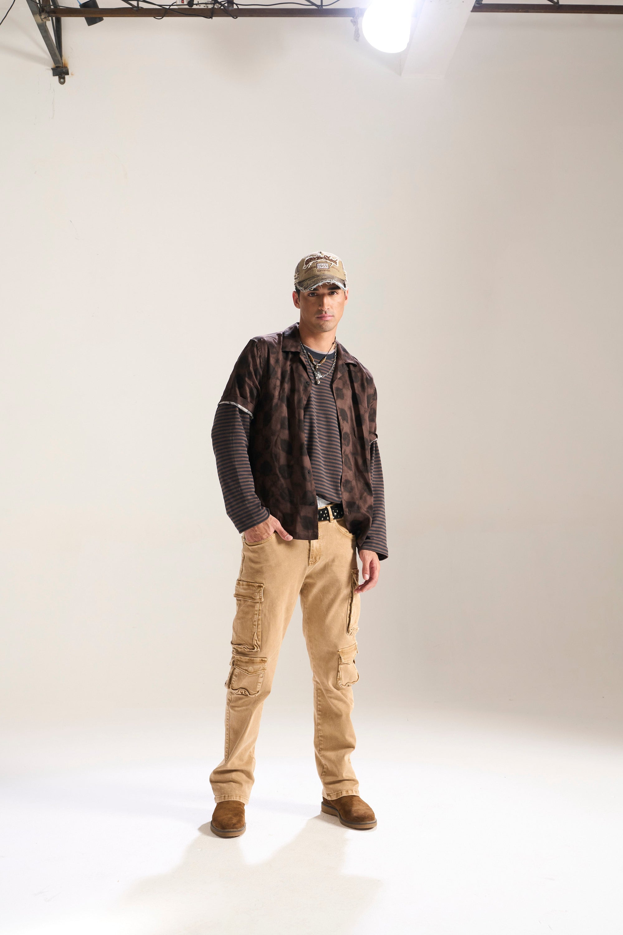 DIRTY KHAKI WASH CARGO