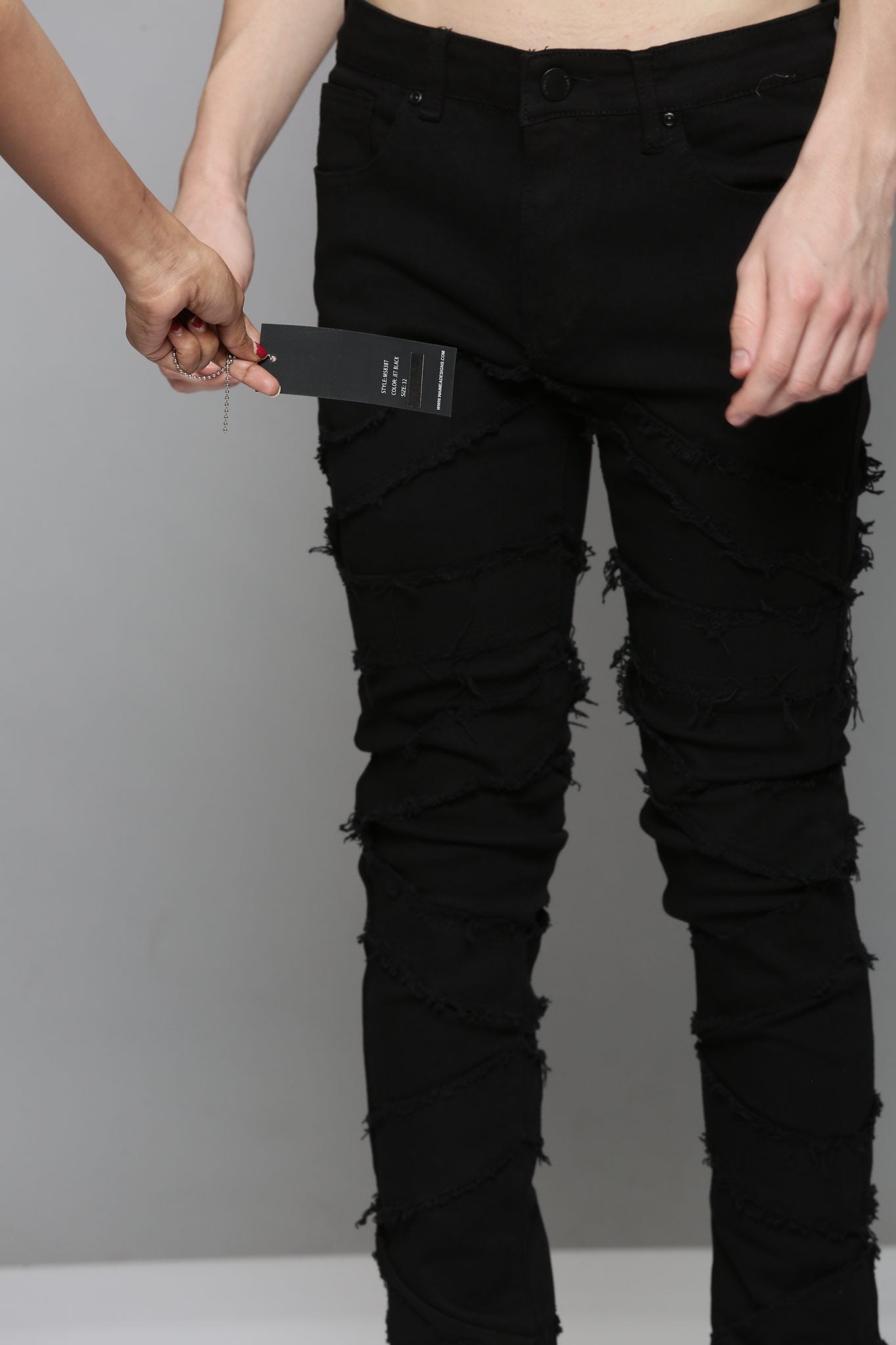 Waimea Jet Black Jeans (M5838)