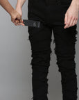 Waimea Jet Black Jeans (M5838)