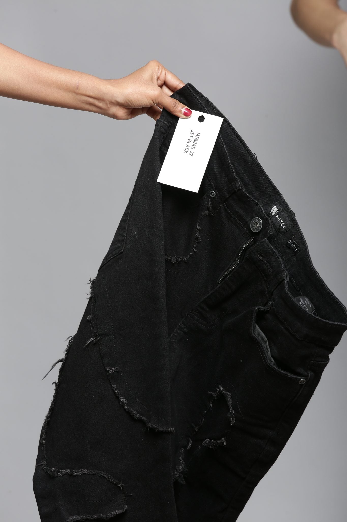 Waimea Jet Black Jeans (M5804)