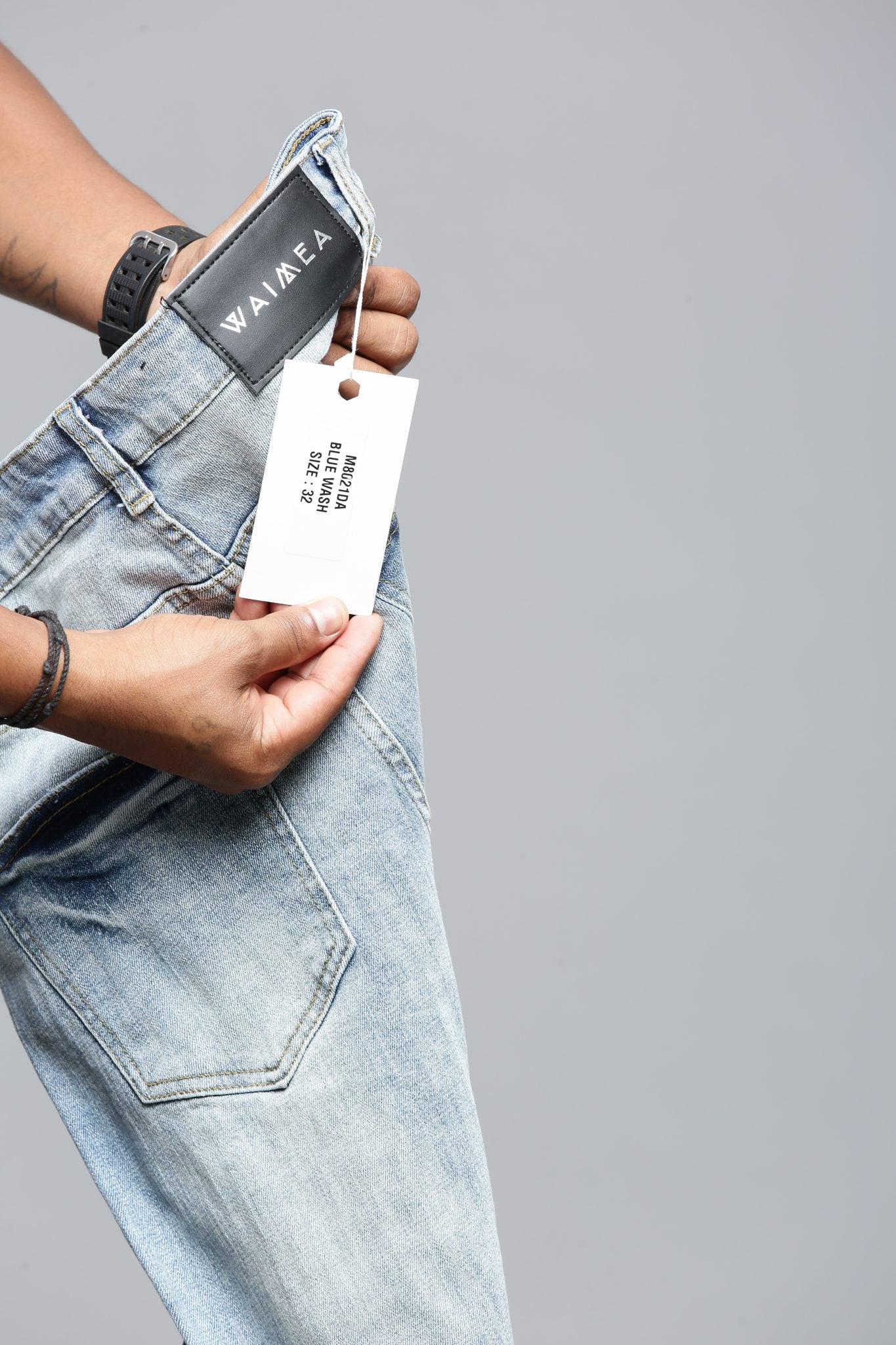 Waimea Blue Wash Jeans (M8021)