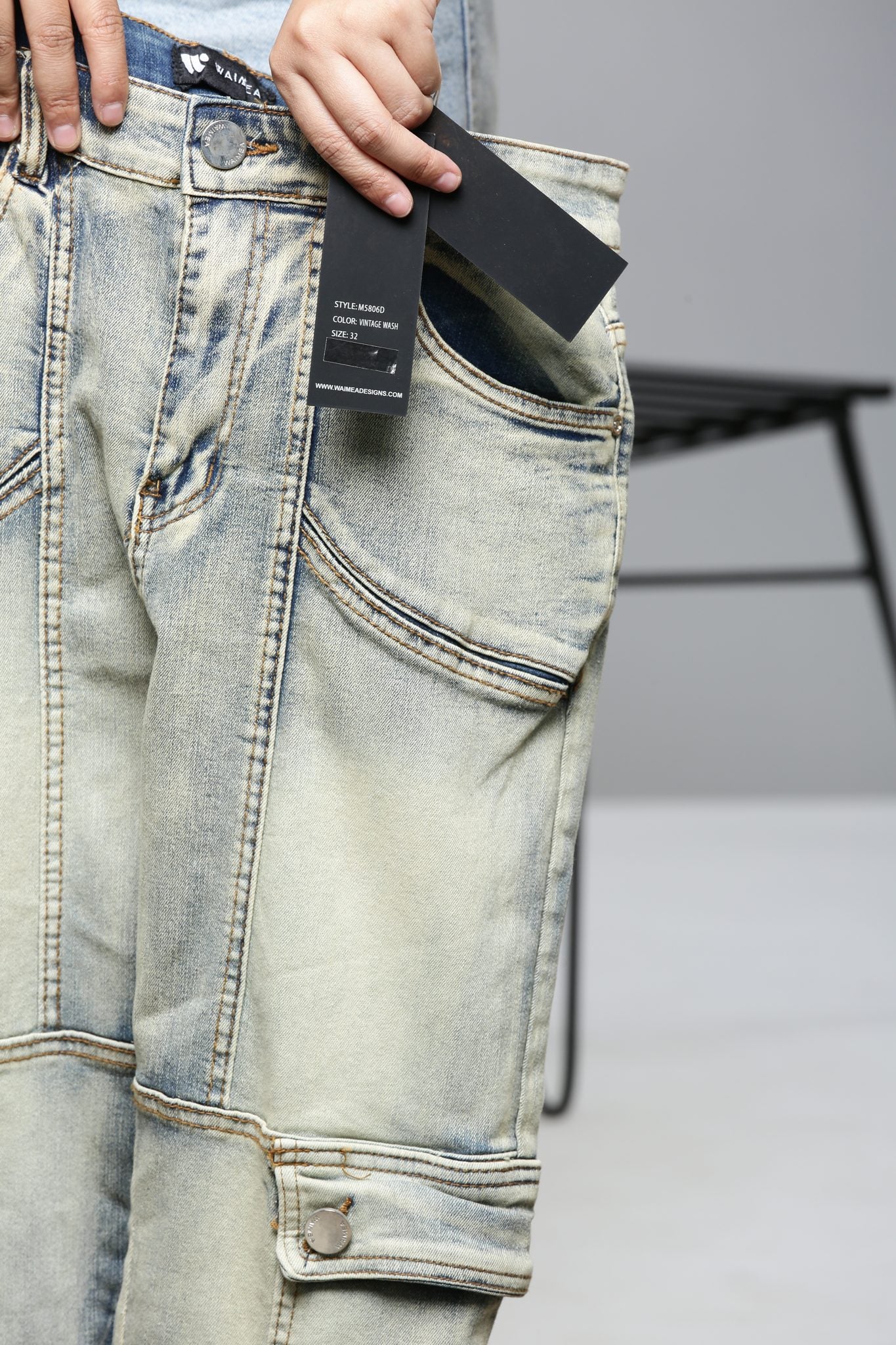 Waimea Vintage Wash Jeans (M5806)