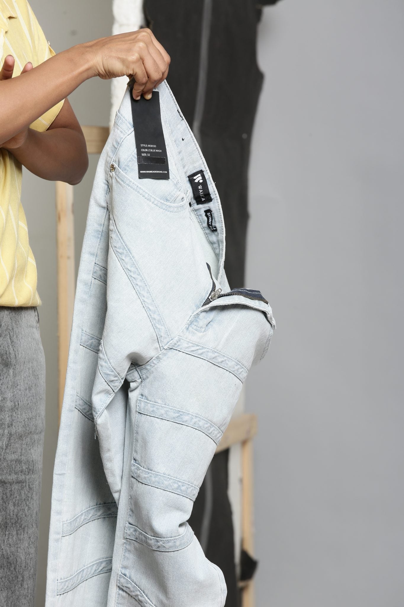 Waimea Light Blue Wash Jeans (M5855)