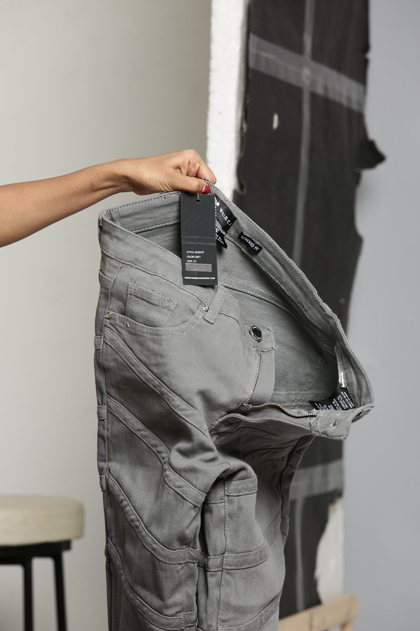 Waimea Grey Jeans (M5854)
