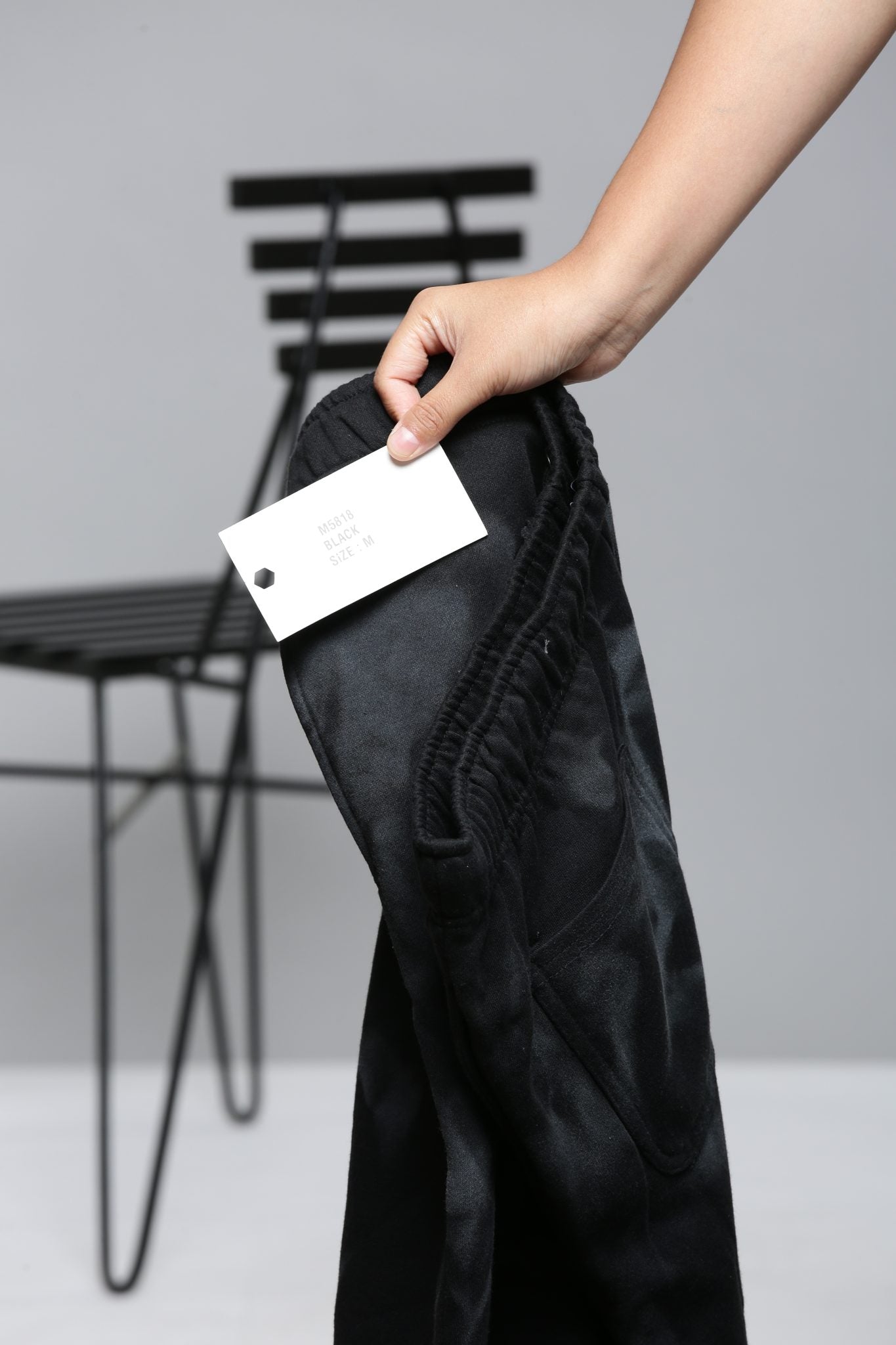 Waimea Black Trackpants (M5818)