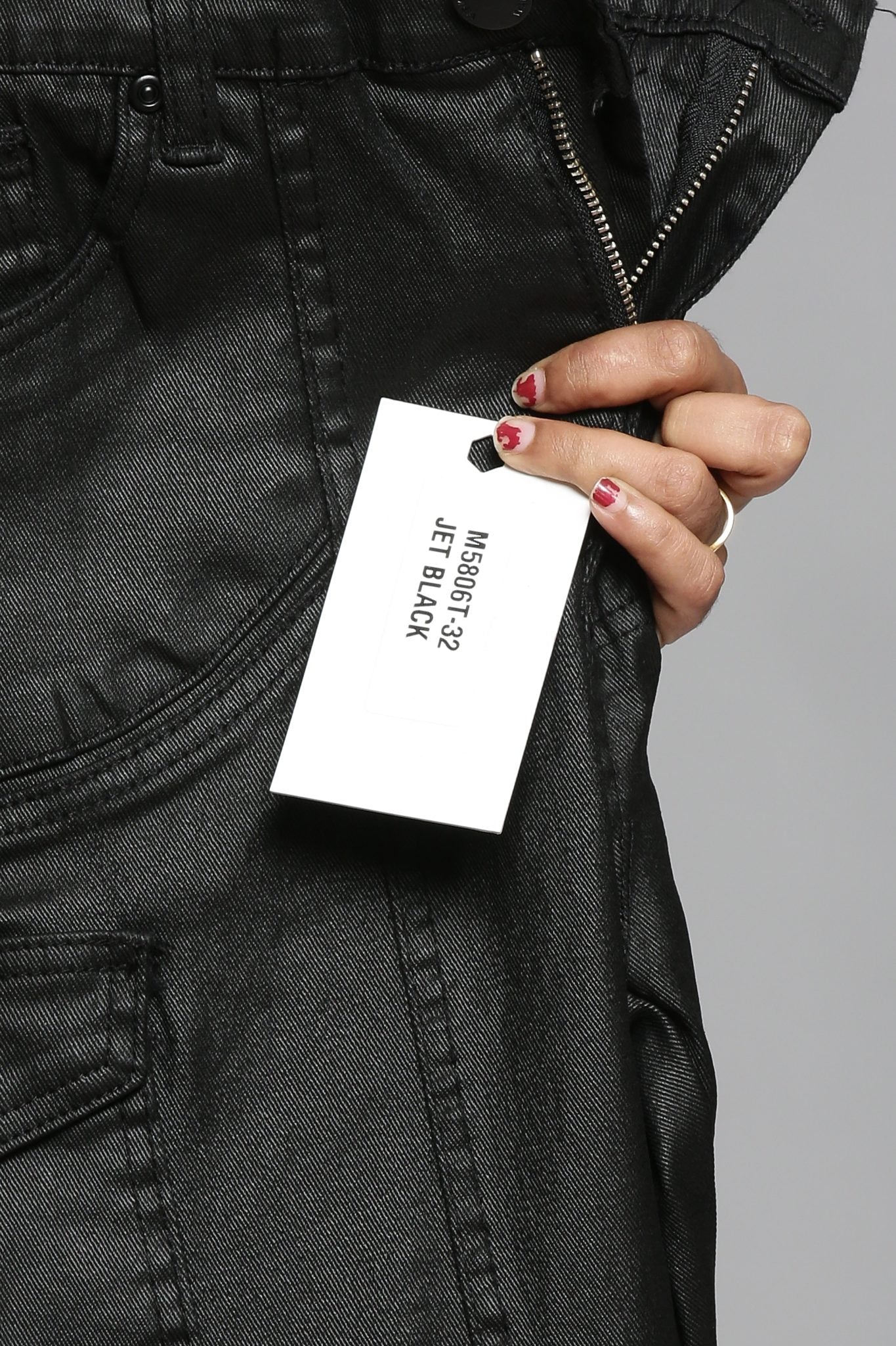 Waimea Jet Black Jeans (M5806)