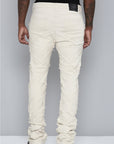 Men's Stacked Fit Bone Color Jeans