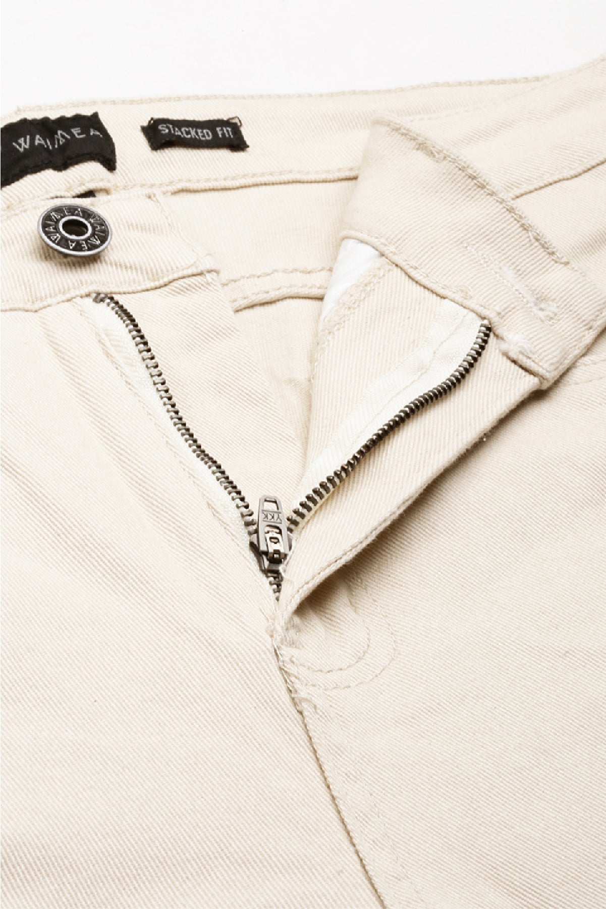 Men's Stacked Fit Bone Color Jeans