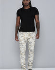 Men's Stacked Fit Bone Camo Color Jeans