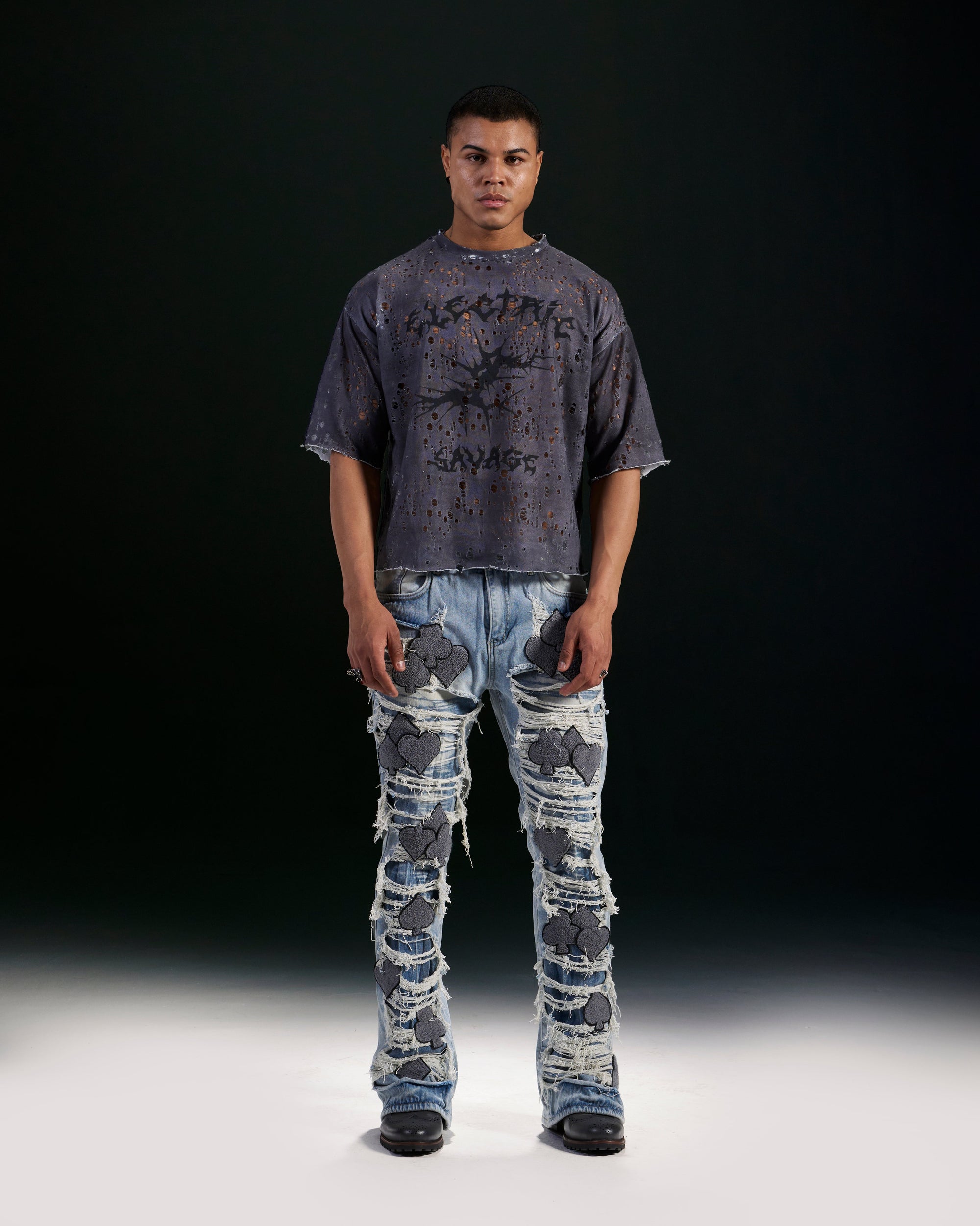 W by Waimea Men's Flare Fit Jeans