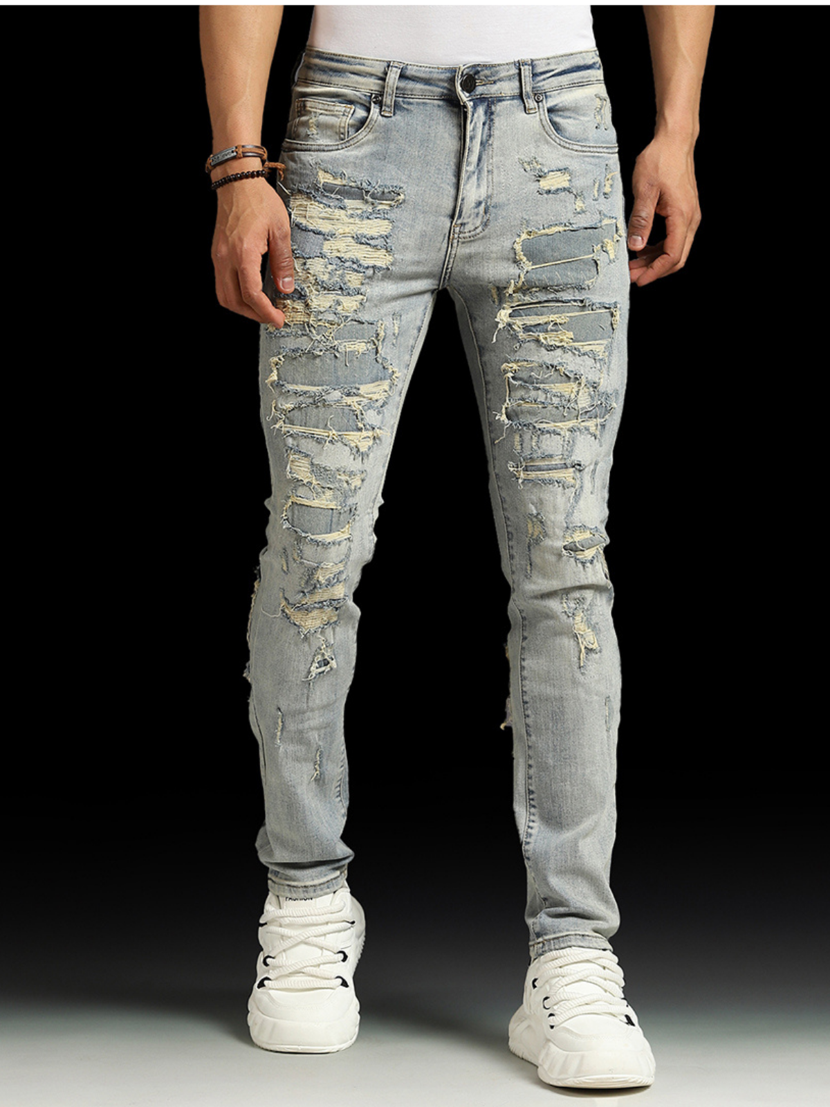 W By Waimea Men's Flex Skinny Fit Jeans