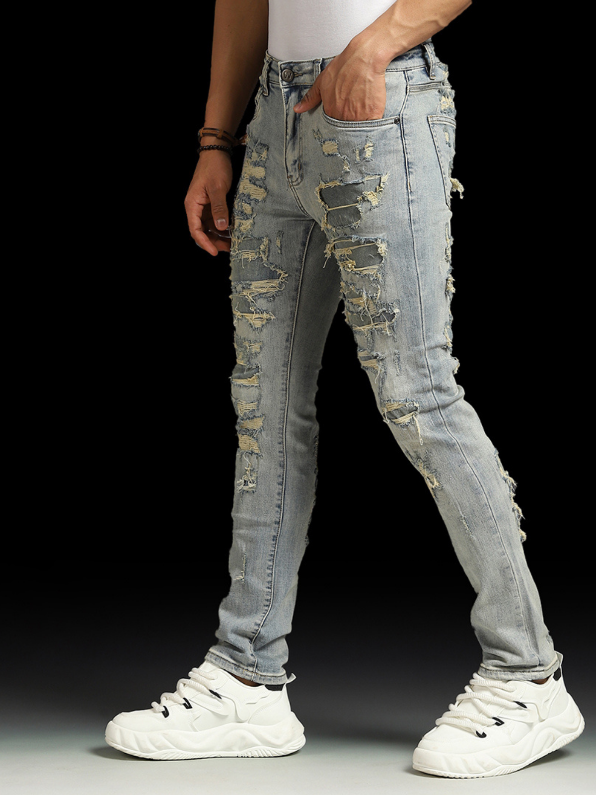 W By Waimea Men's Flex Skinny Fit Jeans