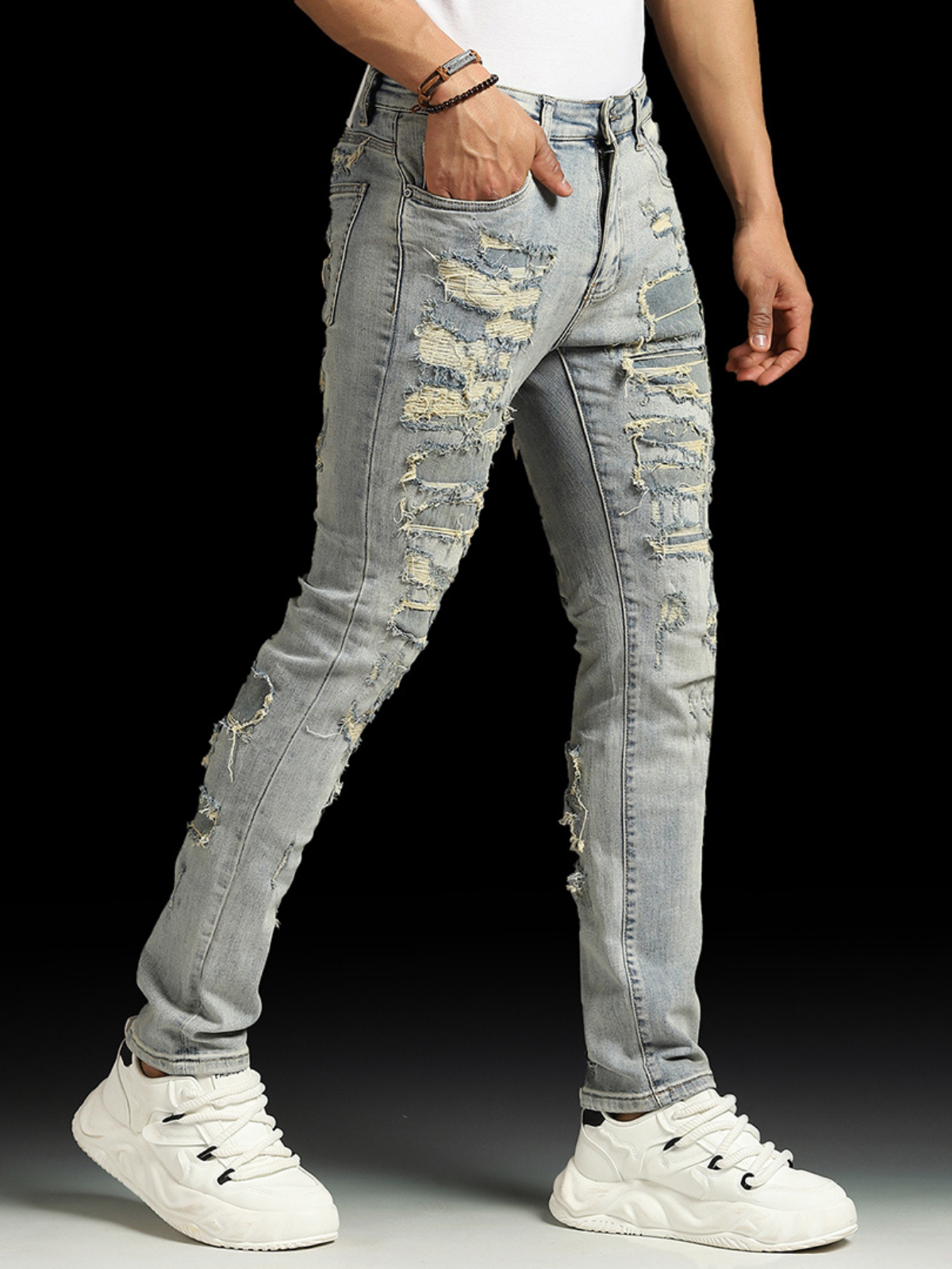 W By Waimea Men's Flex Skinny Fit Jeans