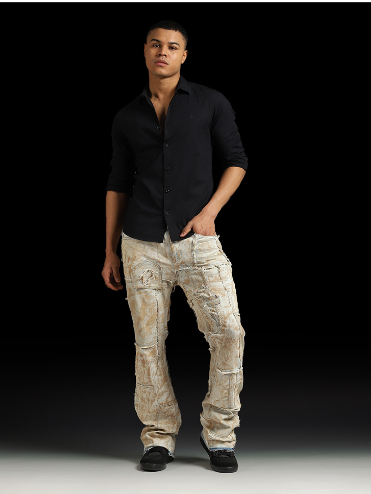 W By Waimea Men's Flare Fit Jeans