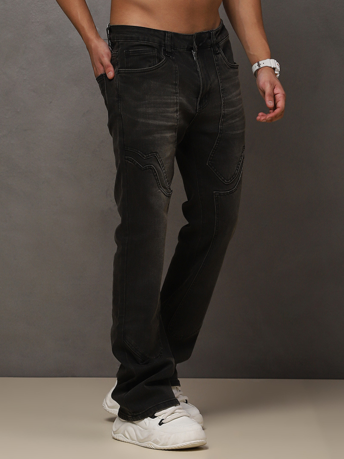 W by Waimea Men's Flare Fit Jeans