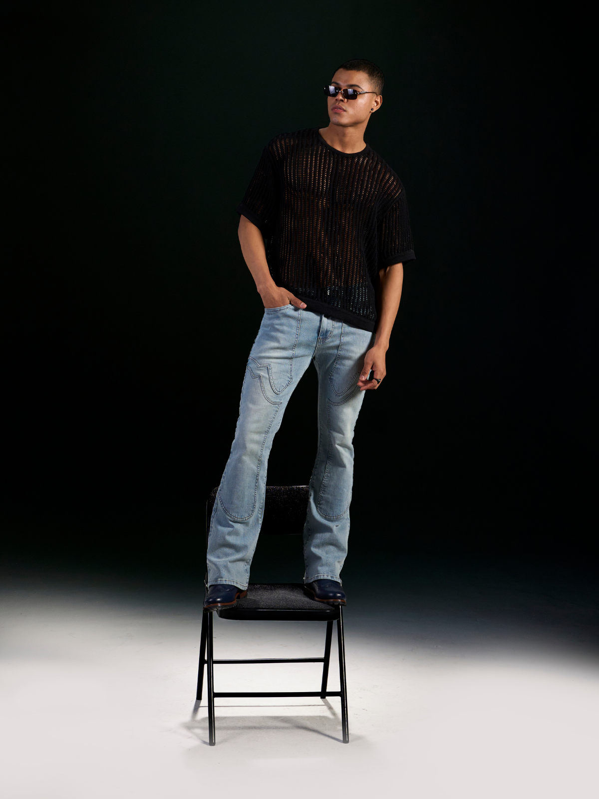 W by Waimea Men's Flare Fit Jeans